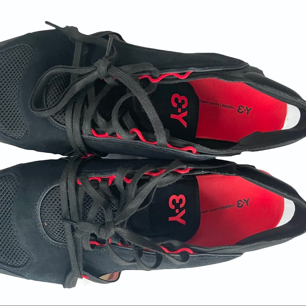 Y-3 Adidas Yohji Black Red,   Used only once
